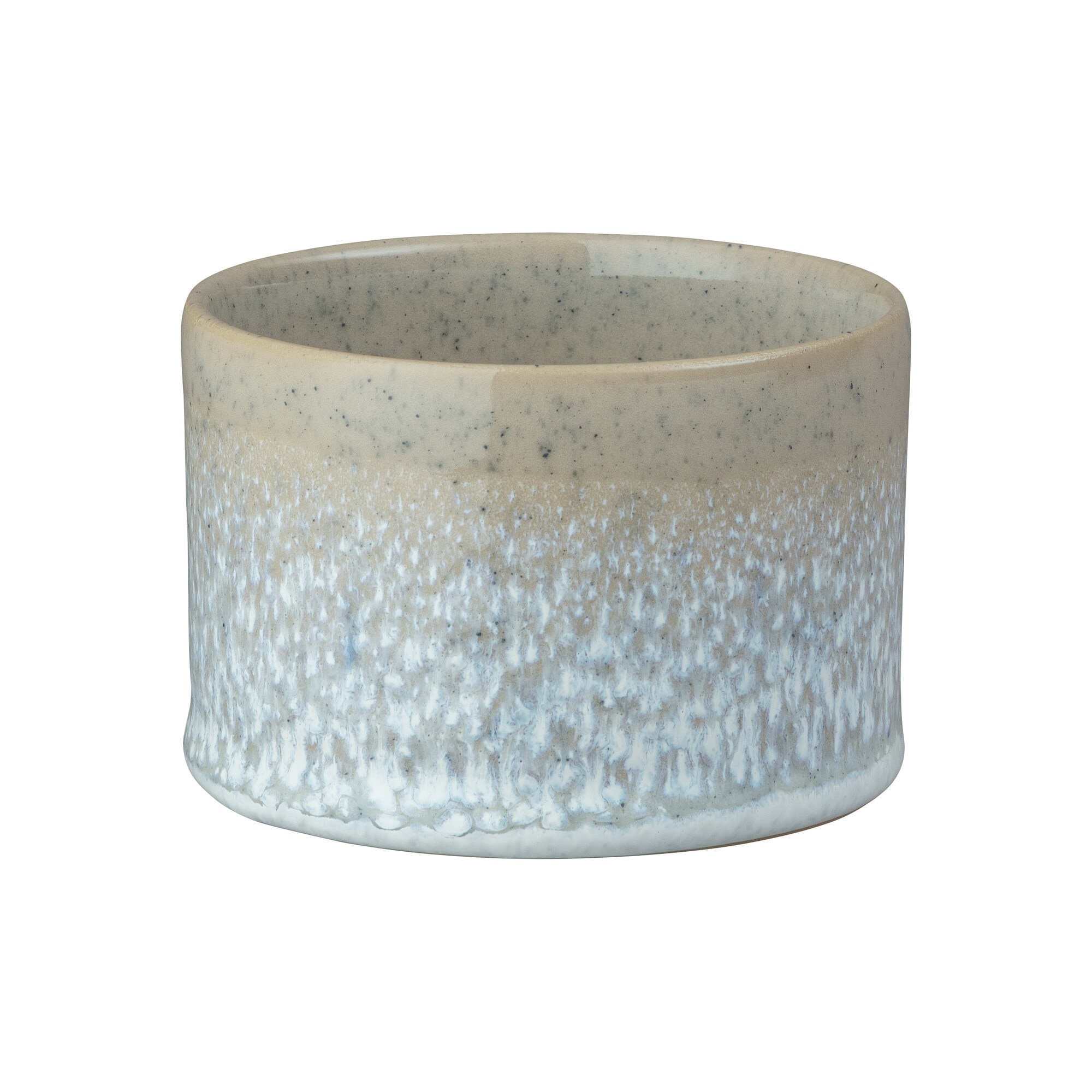 Product photograph of Kiln Accents Taupe Small Round Pot from Denby Retail Ltd